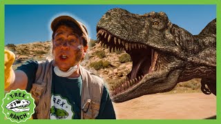 👀New Ranger In The Park! | T-rex Ranch | Superhero Cartoon for Kids | Moonbug Kids