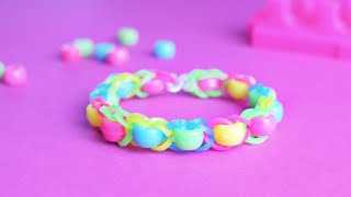 DIY - How To Make Beaded Rainbow Loom Bracelet - EASY TUTORIAL - Friendship Bracelet