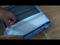 How to setup filter in Daikin MC70L VM Air Purifier -  filter install / replacement tutorial