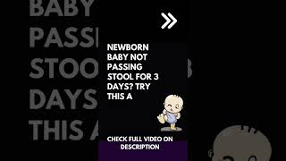 Baby's not pooping for 3 days! | 100% Working Tricks | Grandma Tips #baby #poop