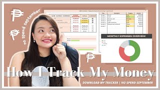 HOW I TRACK MY MONEY | Personal Finance Tracker and No Spend Month Challenge | Philippines