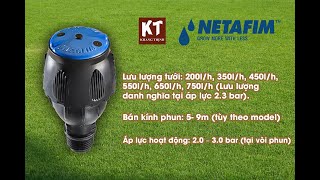 Đầu tưới phun cỡ lớn Meganet - Netafim - Khang Thịnh - irritech