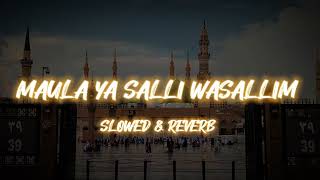 Maula Ya Salli Wasallim (slowed+reverb+rain effect) - Abu Ubaida - Relaxing❤️ @Notesofhope1