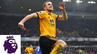 Diogo Jota scores hat trick in thrilling Wolves win v. Leicester City | Premier League | NBC Sports