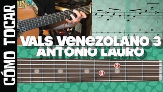 Como Tocar - Vals venezolano 3 (Natalia) de Antonio Lauro - Tutorial Guitarbn