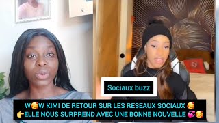 W🥰W KIMI DE RETOUR SUR TIKTOK🥰👉ELLE  SURPREND SES FANS AVEC UNE BONNE NOUVELLE 💞🥰