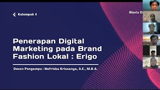 Penerapan Digital Marketing Pada Brand Erigo || Mata Kuliah Bisnis Digital - Kelompok 4