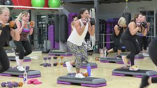 Cathe Friedrich's #518 Turned Up Trisets Lower Body Live Workout