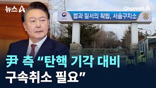 尹 측 “탄핵 기각 대비 구속취소 필요”