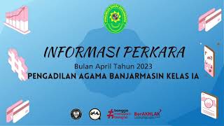 Informasi Perkara Bulan April 2023