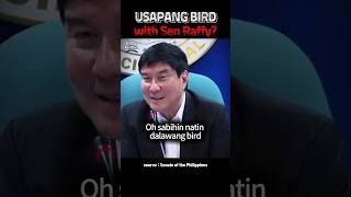 USAPANG BIRD WITH SEN RAFFY TULFO? #Senado #Politika #Pilipinas