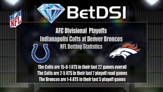 NFL Divisional Playoffs Odds | Indianapolis Colts  vs Denver Broncos Betting Picks and Predictions