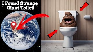 I Found Strange Giant Toilet! 🚽😱 on google maps and google earth 🌎 #maps #earth #hrgoogleearth