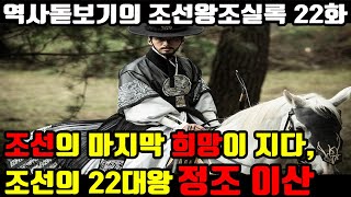 장난끼도 많고 술,담배 애호가지만 사랑꾼인 왕 조선의 마지막 희망이 지다, 22대왕 정조 이산 역사 입문용 조선왕조실록 22화