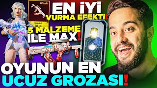 175 UC YE KOLAY GELİŞTİRİLEBİLİR EFSANE VURMA EFEKTLİ GROZA GELDİ! EN UCUZ SİLAH? PUBG Mobile