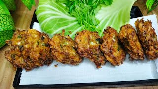 বাঁধাকপির পাকোড়া রেসিপি। পাকোড়া রেসিপি।Cabbage pakoda recipe। বিকেলের নাস্তা রেসিপি