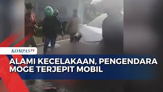 Kecelakaan Moge dan Minibus di Bangkalan, Pengendara Tersangkut di Bawah Kendaraan