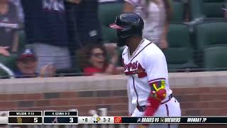 Marcell Ozuna DEMOLISHES A GAME TYING HOMER IN THE 8TH | San Diego Padres @ Atlanta Braves 5/14/2022