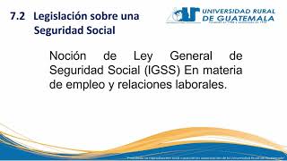 Legislación social S11