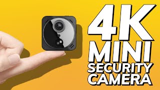 4K Ultra HD Mini WiFi Spy Camera built-in 3000mAh rechargeable lithium battery