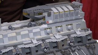 Giant custom LEGO spaceships | BrickFair Alabama 2016