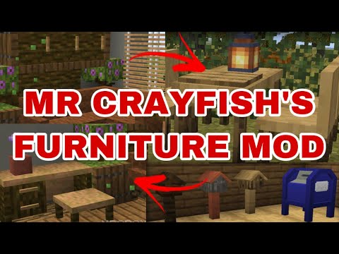 MR CRAYFISH’S FURNITURE MOD REVIEW! (BEST FURNITURE MOD IN JAVA!) | Mod ...