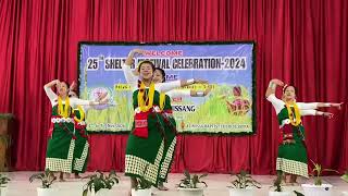 Beautiful Nyishi Christian Dance performed by Type-1 Sector under BBC, Seppa 2024