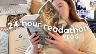 trying to reread a comfort book in 24 hours featuring the besties :') | 24 hour readathon vlog