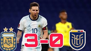 Messi Goal 💥 Argentina vs Ecuador 3-0 - All Goals & Highlights - 2023