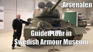 Guided tour in the Swedish Armour Museum Arsenalen