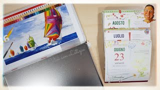 Come RIUTILIZZO un VECCHIO CALENDARIO e una SCATOLA di METALLO (2020) riciclo creativo tutorial #135