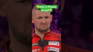 😳Aspinall is shocked. What is Pikachu doing?!😱Darts World Championship Dart WM Nathan