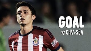 GOAL: Marco Delgado heads in from close range | Chivas USA vs Seattle Sounders FC