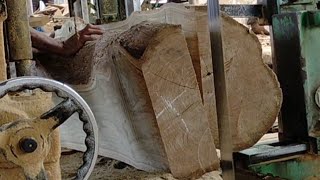 Skil Handal Operator Sawmill Papan Presisi Kayu Jati perhutani Blora,wood working, logging Teak Wood