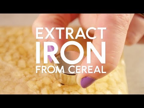 Can you pull iron out of cereal?