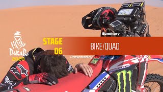 Dakar 2020 - Stage 6 (Ha’il / Riyadh) - Bike/Quad Summary