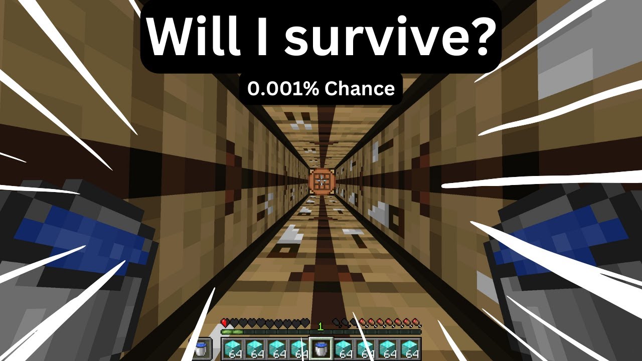 Easy Beginner Minecraft Mlg Clutches Youtube