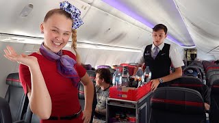 24 HOURS AS A FLIGHT ATTENDANT!!! - JoJo Siwa