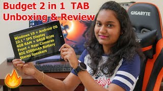 Best Budget Dual OS 2 in 1 Tab Unboxing & Review...