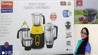 # Rs 3850/- Prestige Delight Plus Powerful 750 Watts Motor ||  Havells Mini Chopper || 4 Jars