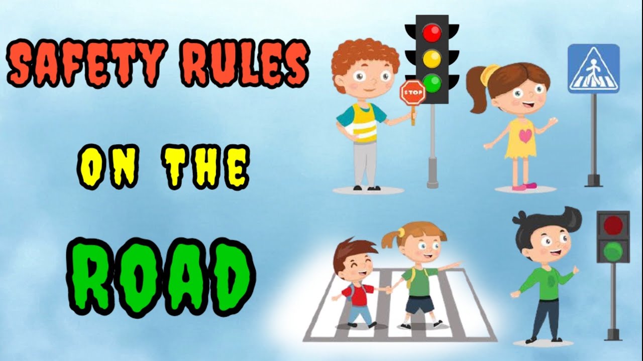 Safety Rules On The Road | Keeping Safe | Safety On Road - YouTube