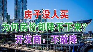 房子没人买，为何房价却降不下来？开发商：不是不想降，而是不敢降。中国房地产楼市2020年会怎么样？