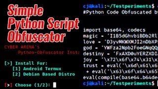 Simple Python Code Obfuscator (Encoder/Compiler) | Py-Obfuscator ❤️ | TheKhalidSha