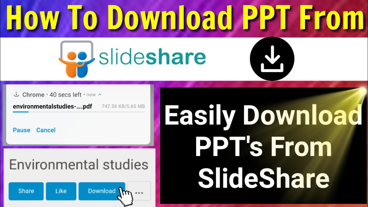 How To Download PPT From SlideShare