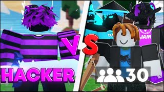 Dominating 30v30 With VoidWare In Roblox Bedwars…