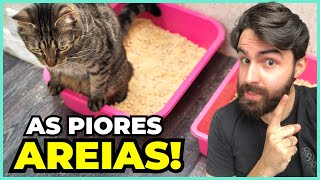 NÃO COMPRE ESSAS AREIAS PARA GATO (A ÚLTIMA É A PIOR)