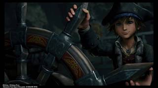 Kingdom Hearts 3 - Meeting Jack with the Leviathan Ship Cutscene (Pirates of the Caribbean)