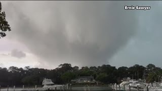 Viewer videos capture tornado over Virginia Beach