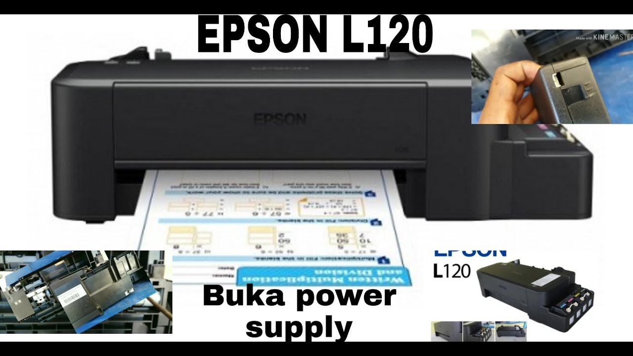 Cara Membuka Power Supply Printer Epson L120 - YouTube