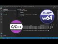 Installing MinGW Compiler for VSCode on Win 10 x64